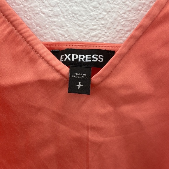 Express silk orange slip dress - Picture 6 of 6